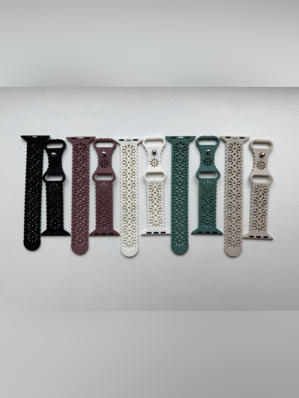Apple Watch Silicone Bands - 5 Pack